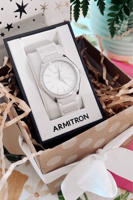 Celebrating the end of an era and the start of a new journey with the perfect graduation gift from @armitronwatches! 🎓✨ This 36mm white ceramic silver JALYN watch is not only stylish but also reliable, making it the ideal accessory for any new adventure. Whether they're heading to their first job interview or setting off on a new adventure, this watch honors their hard work and sets them on the path to success. ⏱️💖
Give your graduate a gift that lasts and celebrates their achievements in style! 🎁 #Armitron #GraduationGifts #CelebrateSuccess #MilestoneMoments #ad


#LTKGiftGuide #LTKStyleTip #LTKBeauty