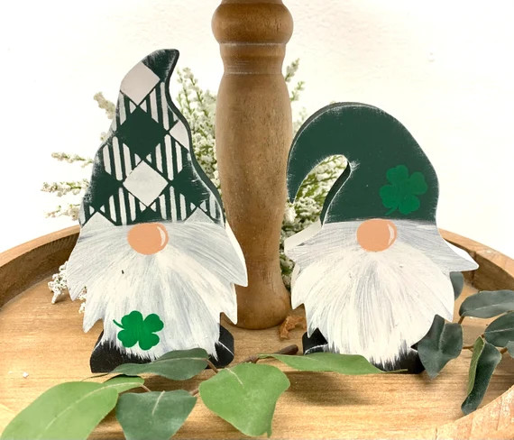 Saint Patricks Day Tier Tray Decor Hand Painted Tiered Tray | Etsy | Etsy (US)