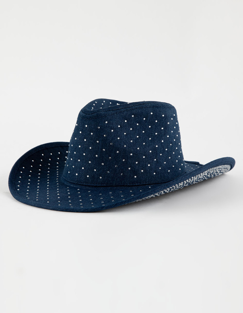 Denim Rhinestone Womens Cowboy Hat | Tillys