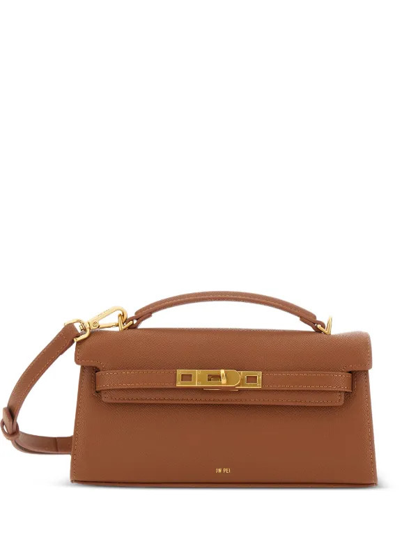 small Noor pebbled-texture turn-lock tote bag | Farfetch Global