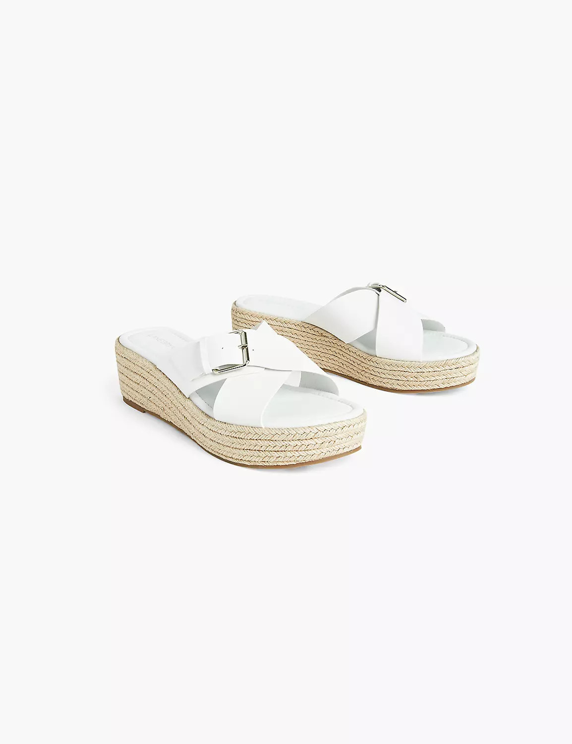 Dream Cloud Buckle Espadrille Wedge Sandal | LaneBryant | Lane Bryant (US)