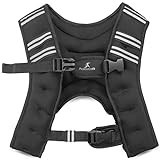 ProsourceFit Exercise Weighted Training Vest - 8lb, black | Amazon (US)