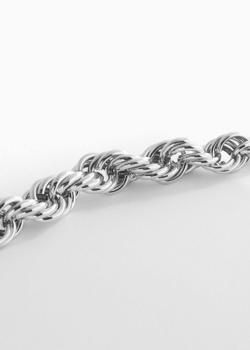 Braided necklace | MANGO (US)