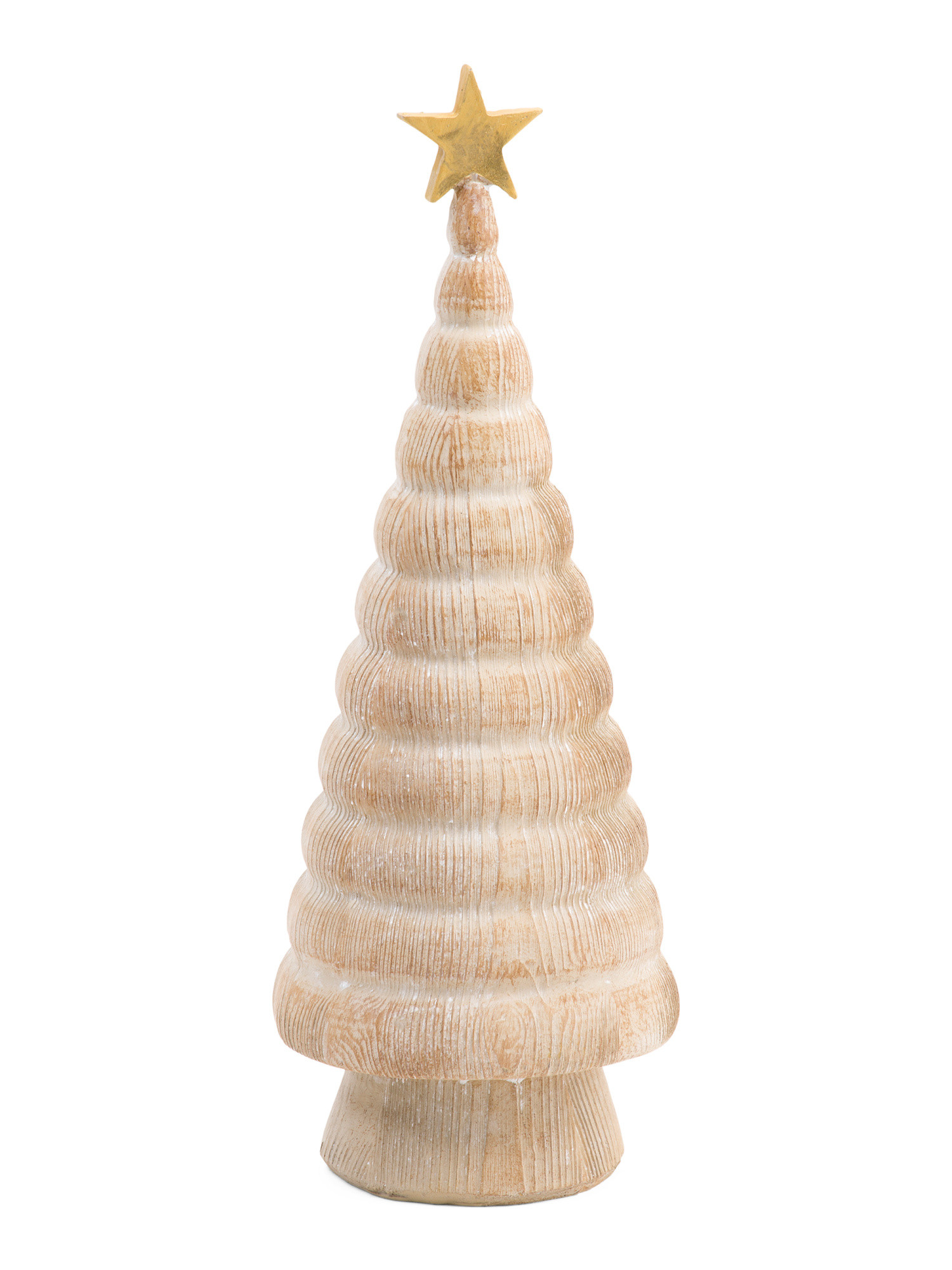 Wood Look Tree With Star | TJ Maxx