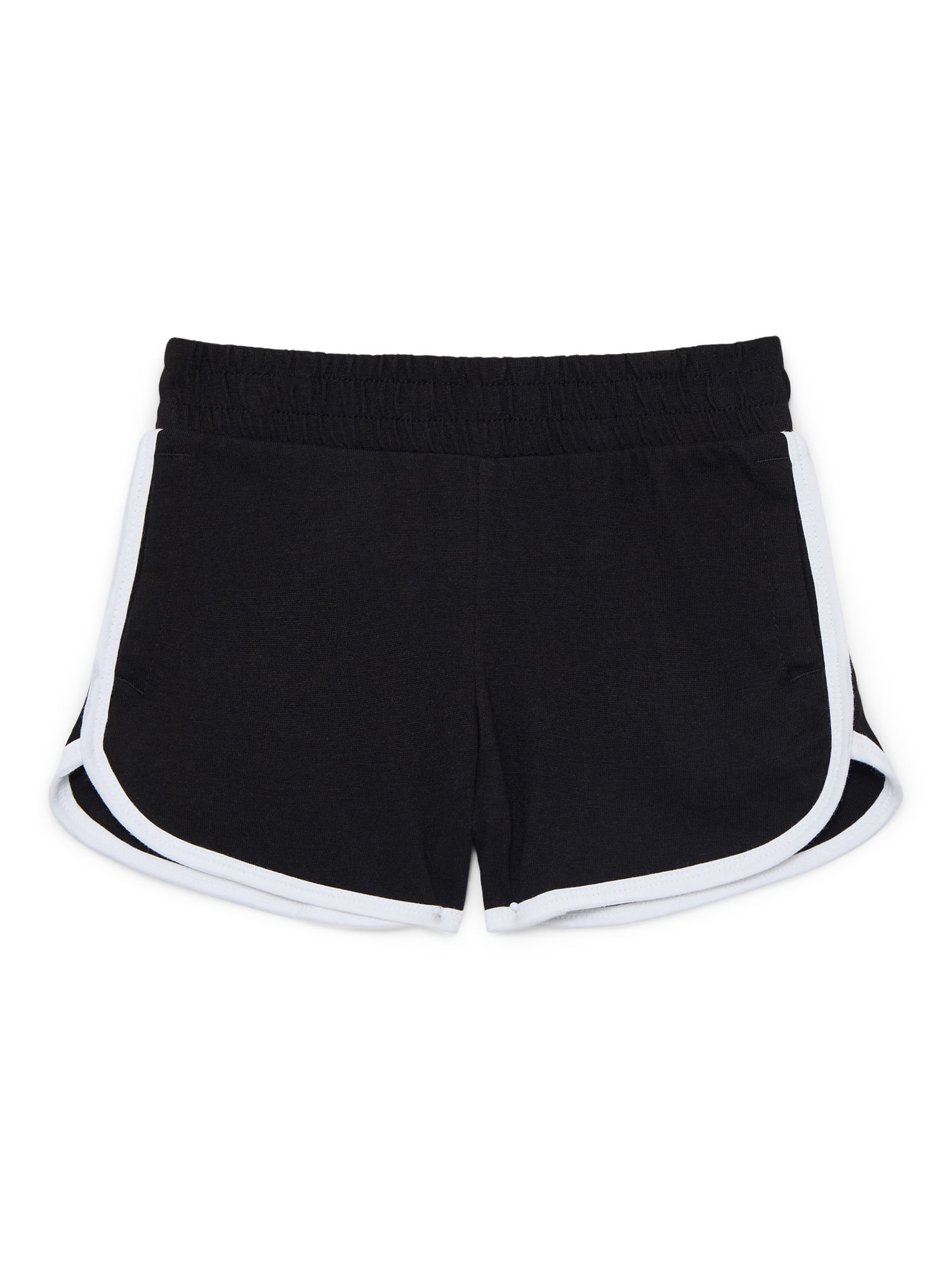 Wonder Nation Girls Dolphin Hem Shorts, Sizes 4-18 & Plus | Walmart (US)