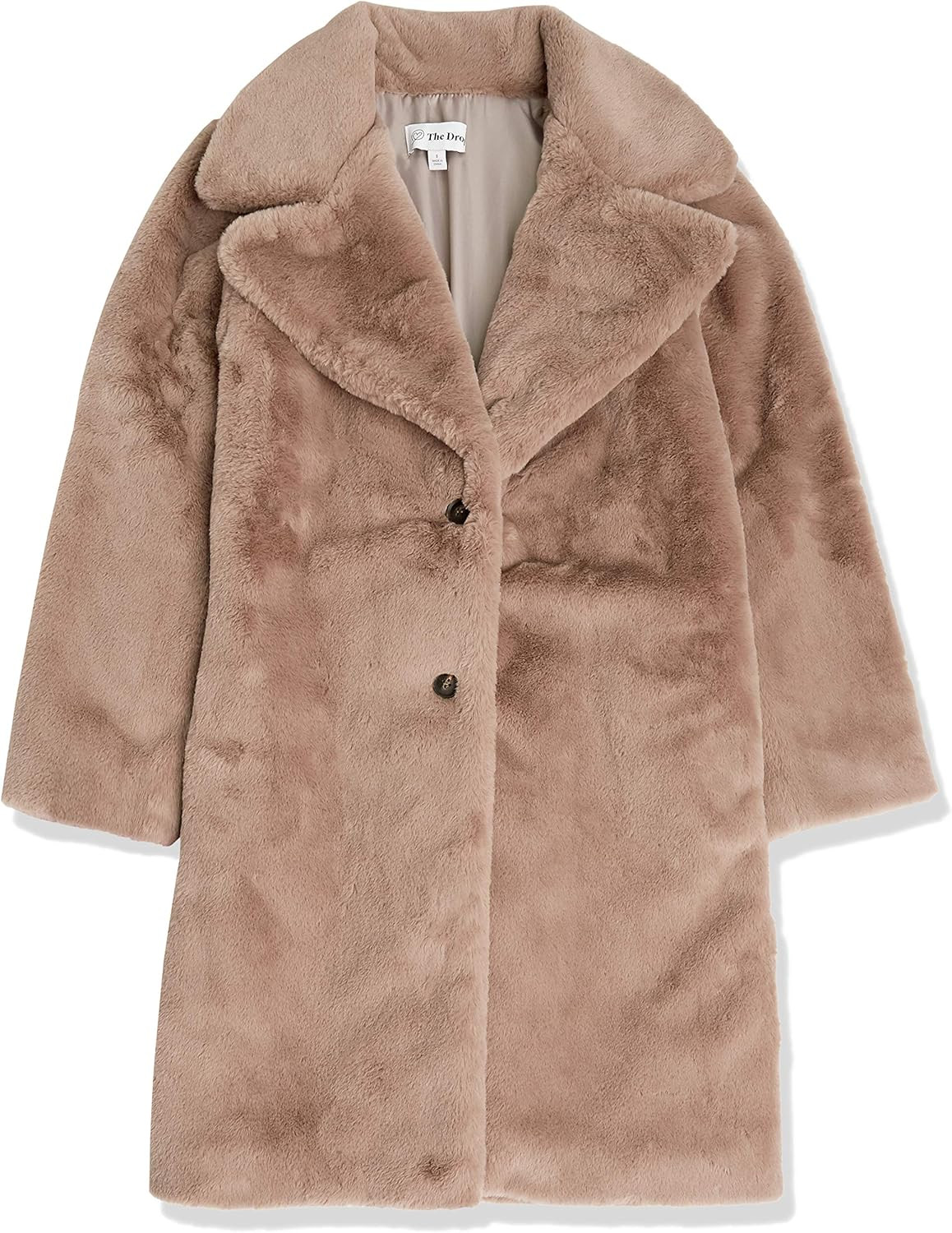 The Drop Women's Kiara Loose-Fit Long Faux Fur Coat | Amazon (US)
