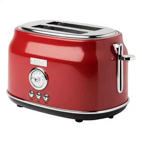 Haden Dorset 2-slice Wide Slot Stainless Steel Toaster - Overstock - 29628634 | Bed Bath & Beyond