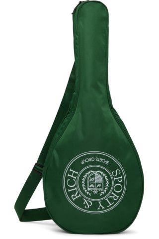 Green Connecticut Crest Tennis Bag | SSENSE