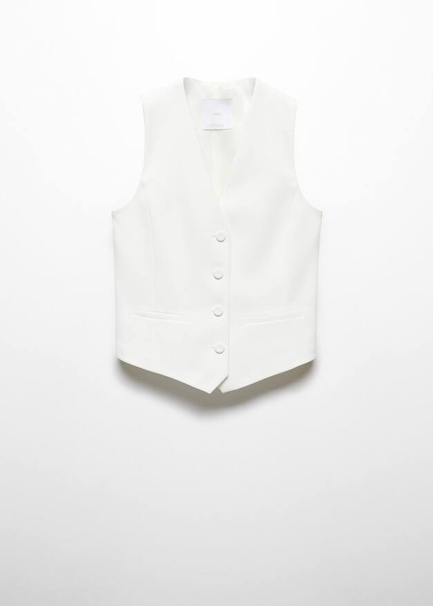 Gilet ajusté boutons | MANGO (FR)