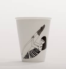 Farting Yoga Girl Cup | Trouva (Global)