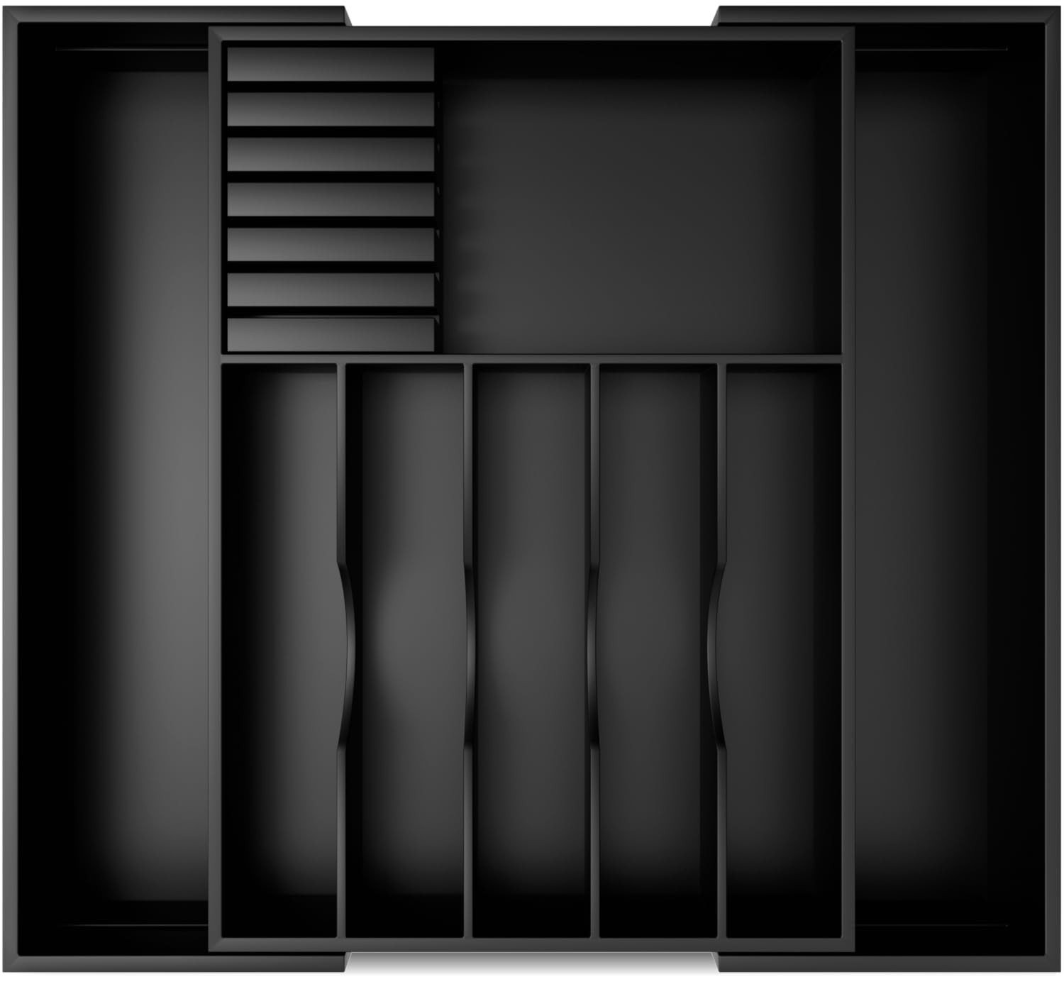 Premium Expandable Kitchen Drawer Organizer - 100% Bamboo Organizer Tray - Great for Silverware, ... | Amazon (US)