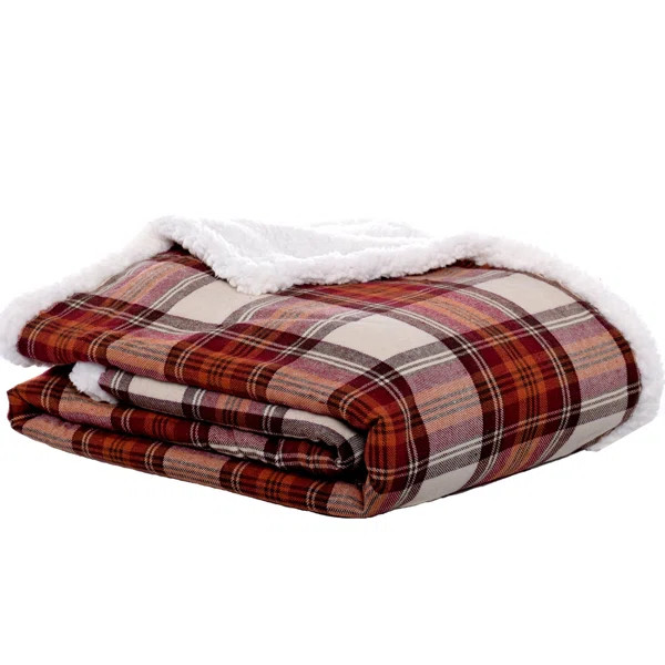 Edgewood Plaid Throw | Wayfair North America