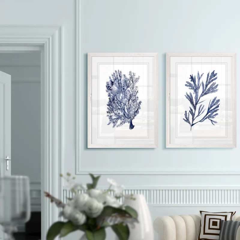 " Seaweed Under Water I " by Vincent Van Gogh 2 - Pieces | Wayfair North America