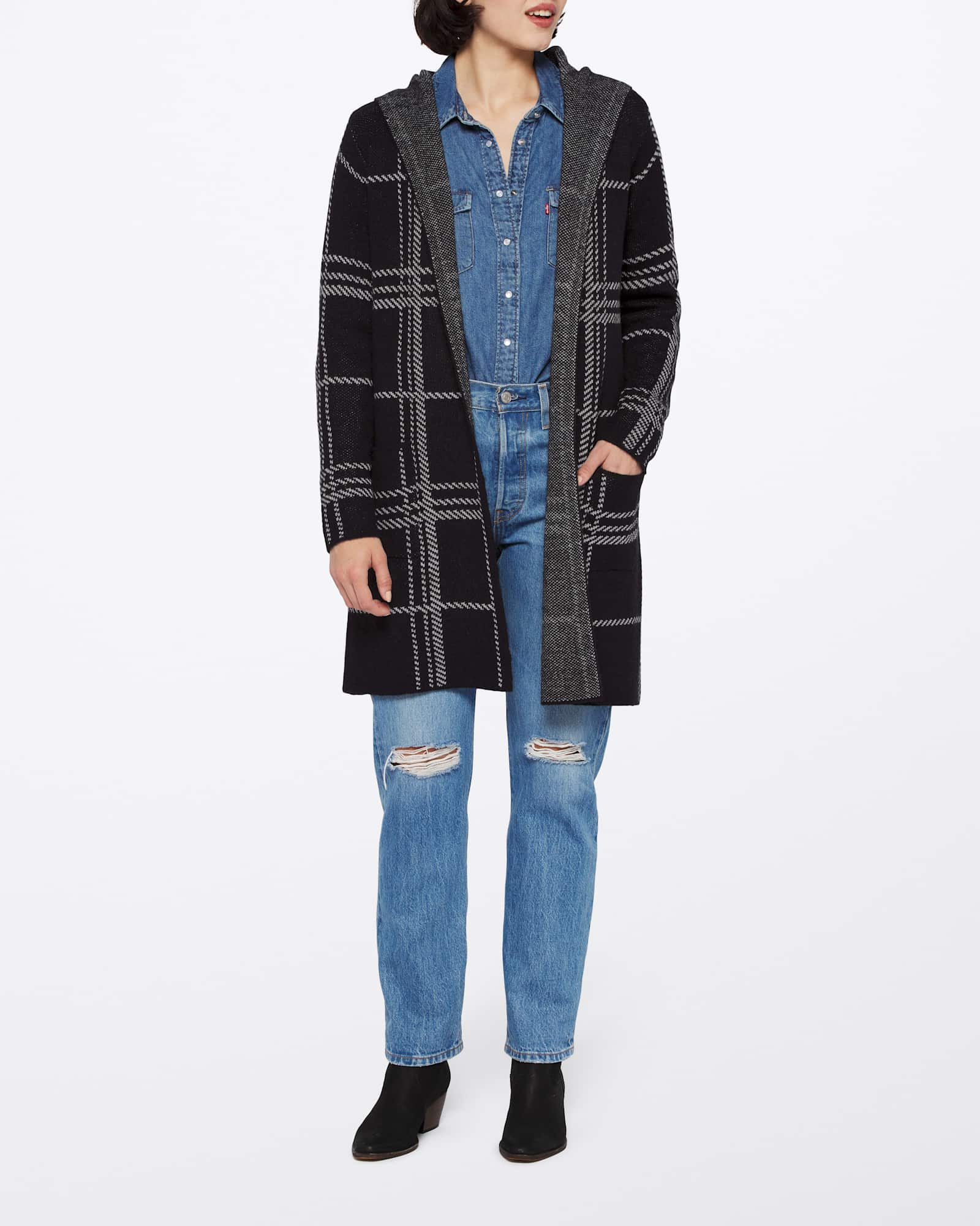 Camille Hooded Coatigan | Stitch Fix