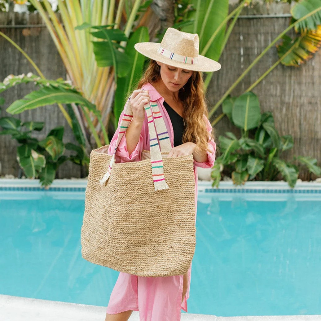 Irma Large Raffia Tote | Sunshine Tienda