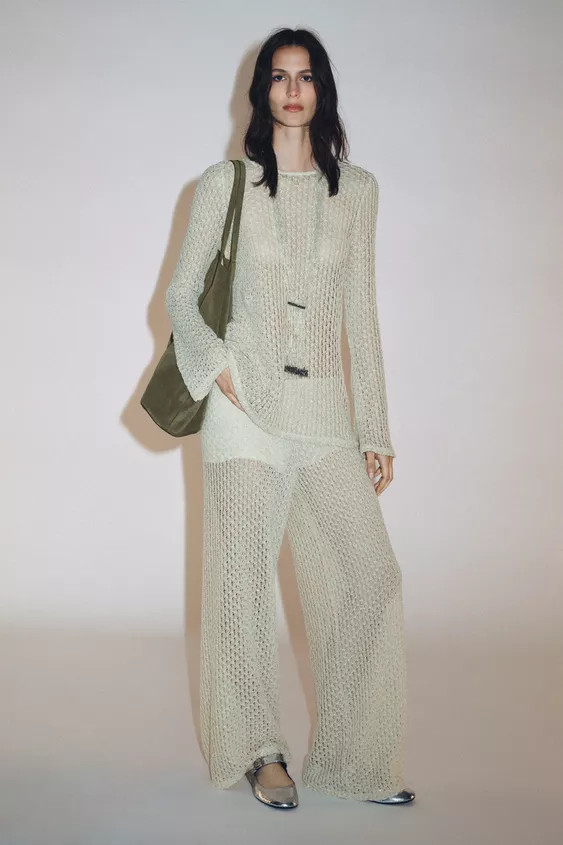 BEADED TIE NECKLACE | Zara US