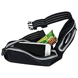 Macally Running Belt Waist Pack with Slim Low profile-Compact Design - Perfect No Bounce Fanny Pack  | Amazon (US)