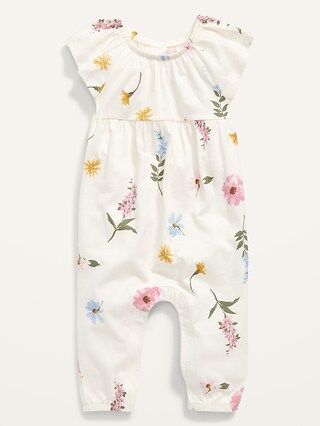 Flutter-Sleeve Jersey Jumpsuit for Baby | Old Navy (US)