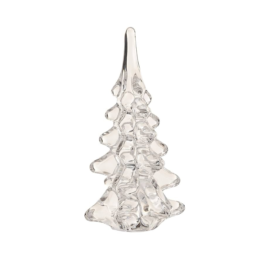 Creative Co-Op Glass Christmas Tree Decor, Clear | Amazon (US)