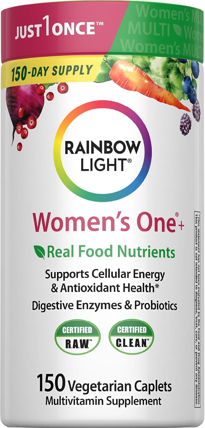 Rainbow Light Womens Multivitamin One + | 150 Caplets | Amazon (US)