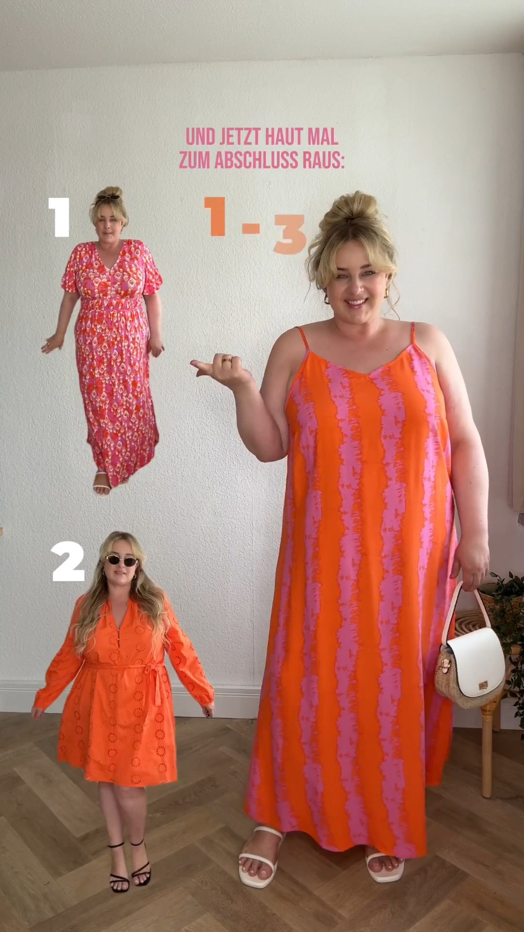 Trendfarbe orange 🧡🍊 

15 % sparen bei Bon Prix mit dem Code: bp15beauty
(Gültigkeit: 13.07. -einschl. 15.07.2026; 15% auf Alles; einmalig einlösbar pro Kundin; gilt in DE App & Webshop)

#plussizefashion #muster #kleid #curvy #summerdress #orange

#LTKdeutschland #LTKplussize #LTKkleider