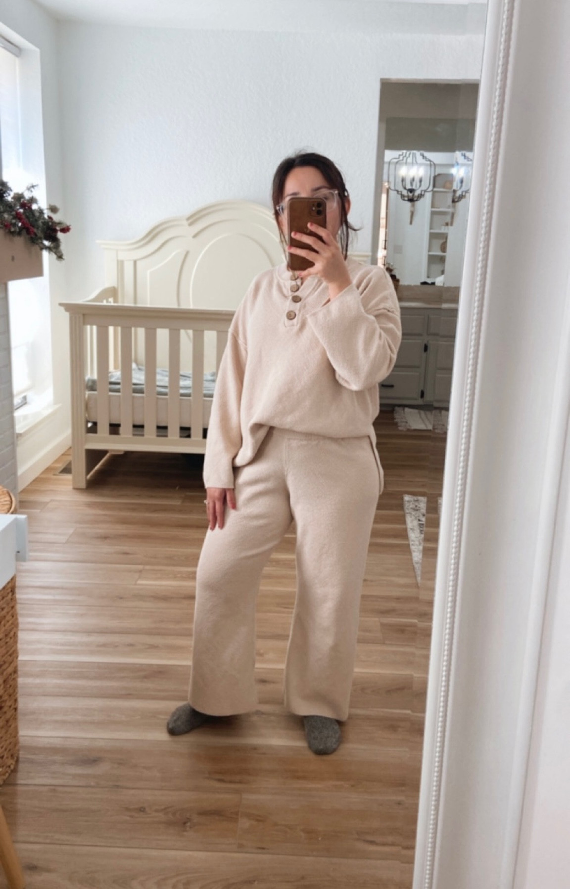 My favorite lounge set from Amazon 🤍☕️🤎