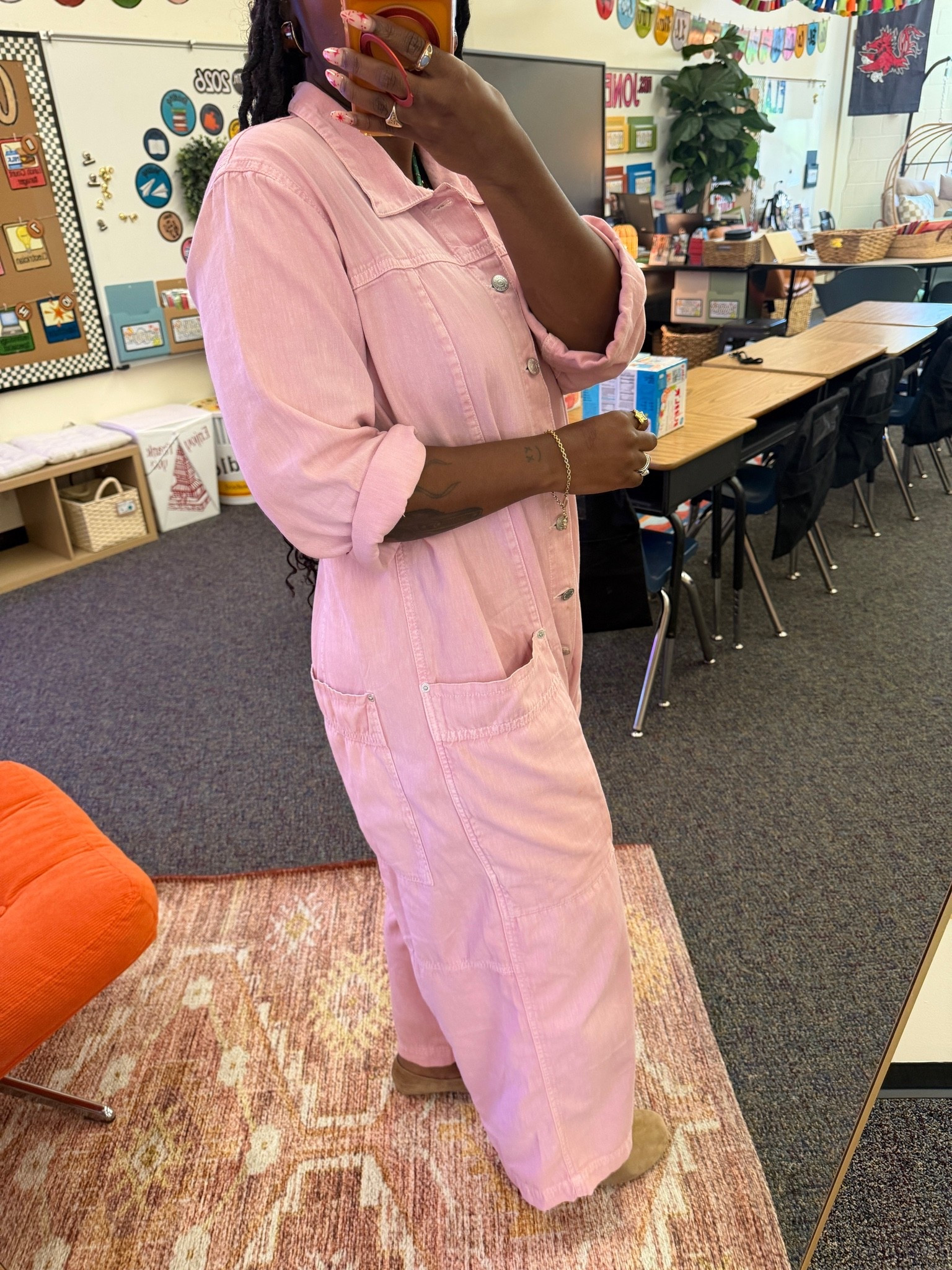 Wednesday! 
Jumpsuit: Medium

#LTKdayinmylife #LTKgrwm #LTKootd