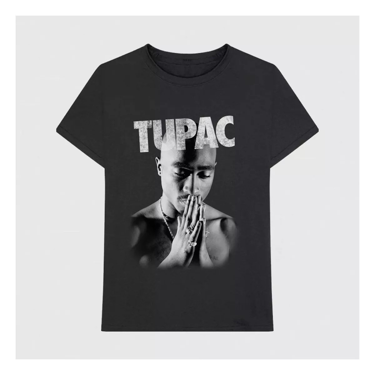Men's Tupac Short Sleeve Graphic T-Shirt - Black | Target