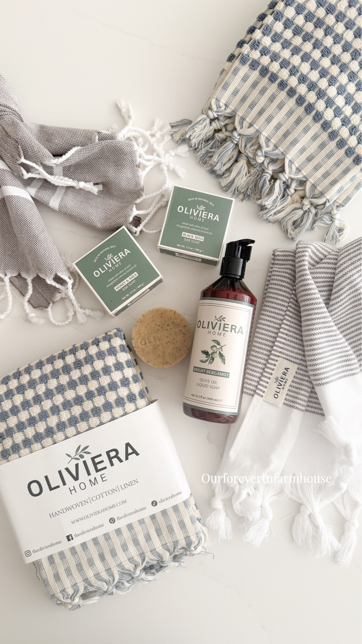 A little full-circle moment. 🤎 I worked with Olive & Linen several years ago, so when I found out they were back as @Oliviera Home, I was SO excited to reconnect with them! They create beautiful home and self-care pieces inspired by Mediterranean simplicity and Turkish craftsmanship, with beautiful textures and thoughtful details that make everyday spaces feel a little more special. I’m already loving what they sent and can’t wait to start using these pieces around our home. Here’s a little peek at what arrived, and I’ll be sharing more soon! Everything is linked here. 🤍