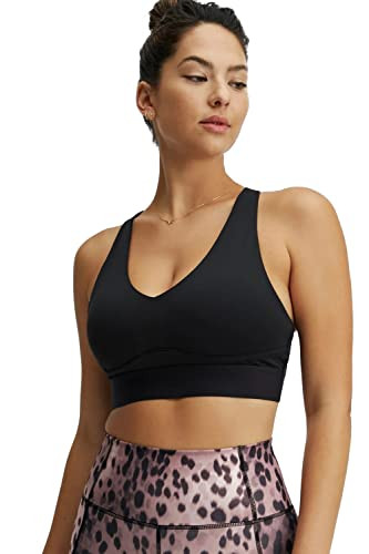 Fabletics Women's All Day Every Day Bra, Knit, 4X, Black | Amazon (US)