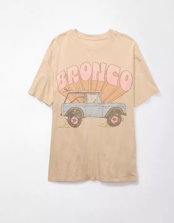 AE Oversized Bronco Graphic T-Shirt | American Eagle Outfitters (US & CA)