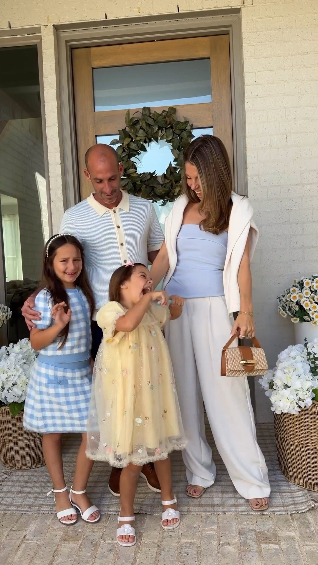 Outfit check! I wore size XS Aritzia tube top and size XS target trousers and target heels. Abercrombie sweater. Dylan’s dress is target and Mila’s TJ Maxx! 


#LTKmomlife #LTKootd #LTKgrwm