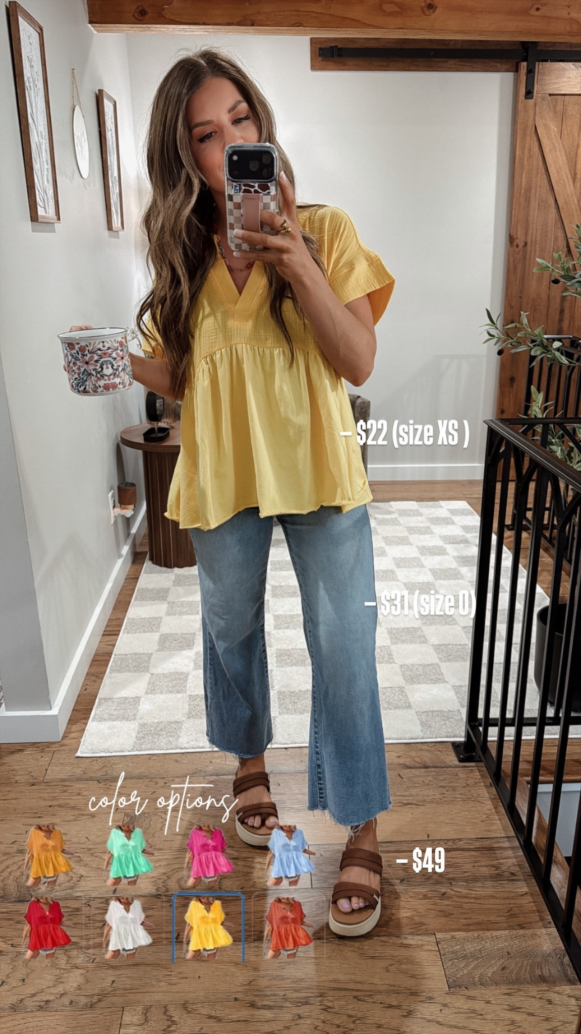 Summer outfit idea! Be a ray of ☀️
Top: XS
Bottoms: O
Shoes: TTS 

#amazonoutfit #summer #ootd #style #petite #denim #vacatops

#LTKmorningroutine #LTKootd #LTKdayinmylife