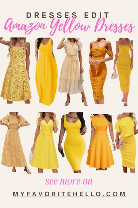 Amazon yellow dress, Amazon yellow dresses, Amazon dress yellow, yellow Amazon dresss

#LTKSaleAlert #LTKFindsUnder50 #LTKFindsUnder100