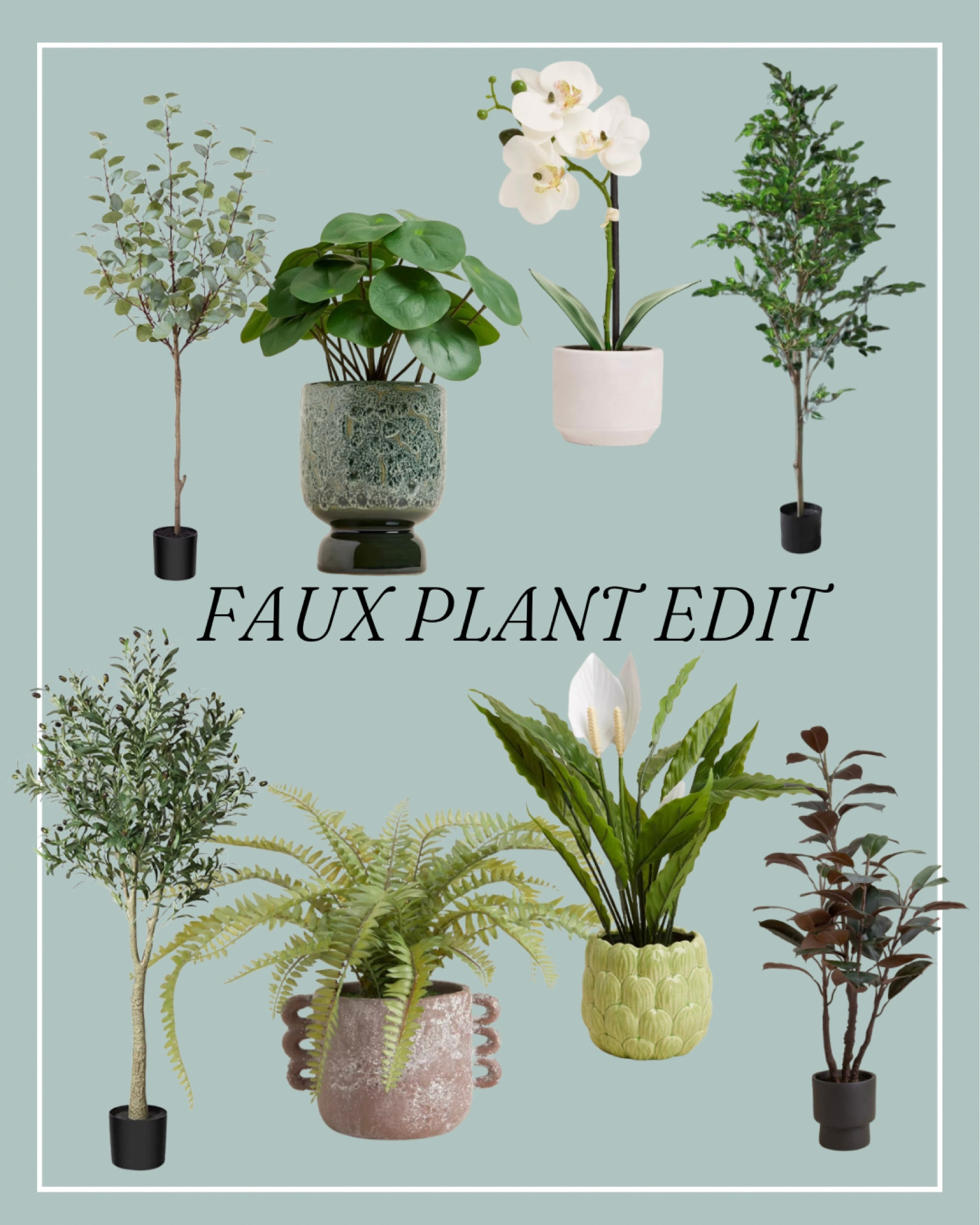 I get asked a lot how I keep my plants healthy but the truth is they are all fake! 😝

#LTKhome #LTKunder100