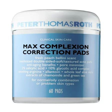 ($46 Value) Peter Thomas Roth Complexion Cleansing Correction Pads, 60 Ct | Walmart (US)