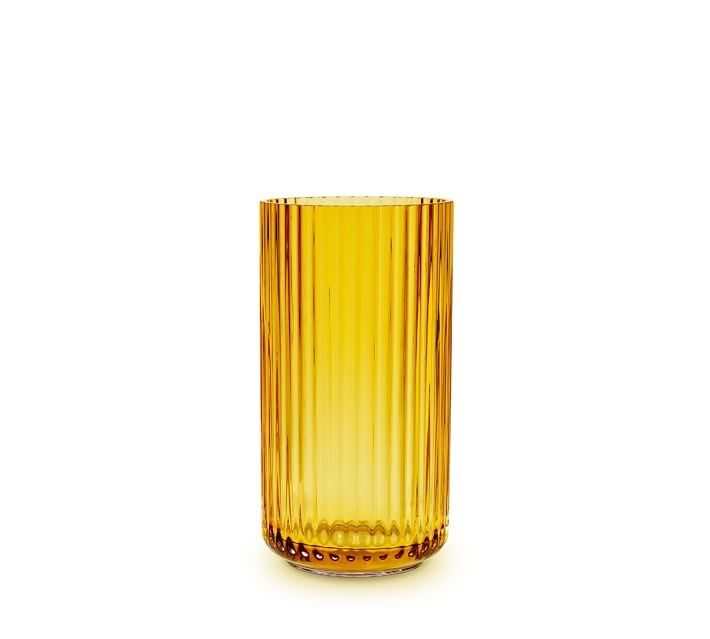 Lyngby Amber Glass Vase, Small, 7.9" | Pottery Barn (US)