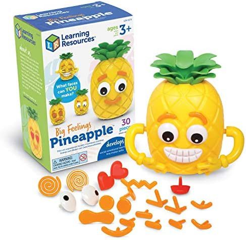 Learning Resources Big Feelings Pineapple - 30 Pieces, Ages 3+ Social Emotional Learning Toy For ... | Amazon (US)