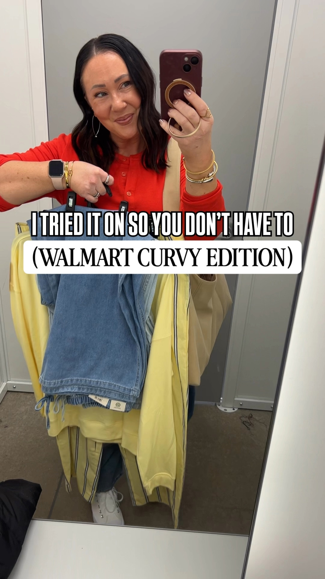 Curvy Walmart new arrivals try-on! XL wide leg drawstring jeans. XL henley top. Size 14 regular wide leg jeans. Need a size 16. XL lounge top. Large pj pants. Need an xl. XL sleep shorts. Large maxi dress.  

#LTKMidsize #LTKOver40 #LTKPlusSize