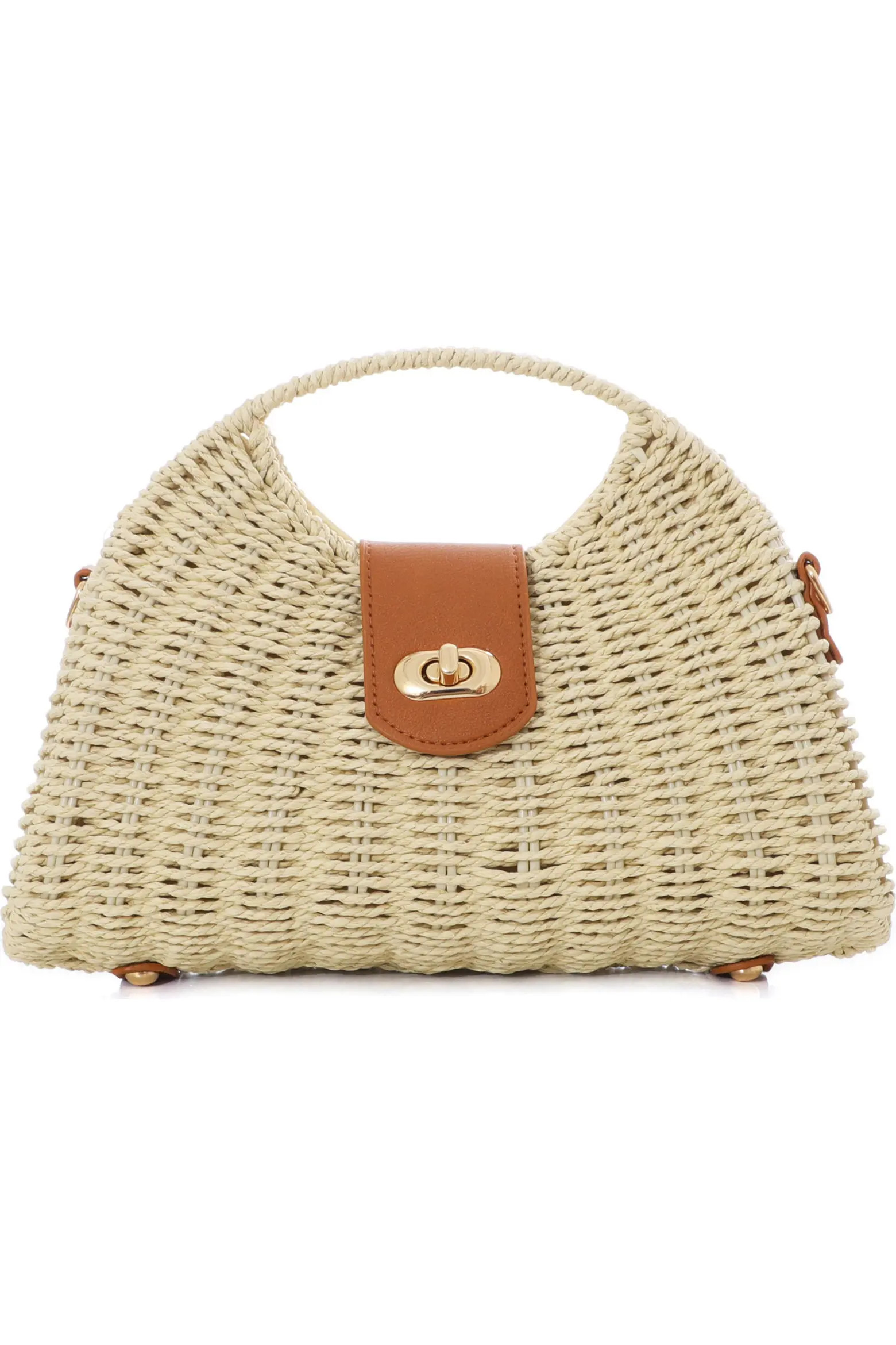 White Straw Picnic Basket Clutch (Women) | Nordstromrack | Nordstrom Rack