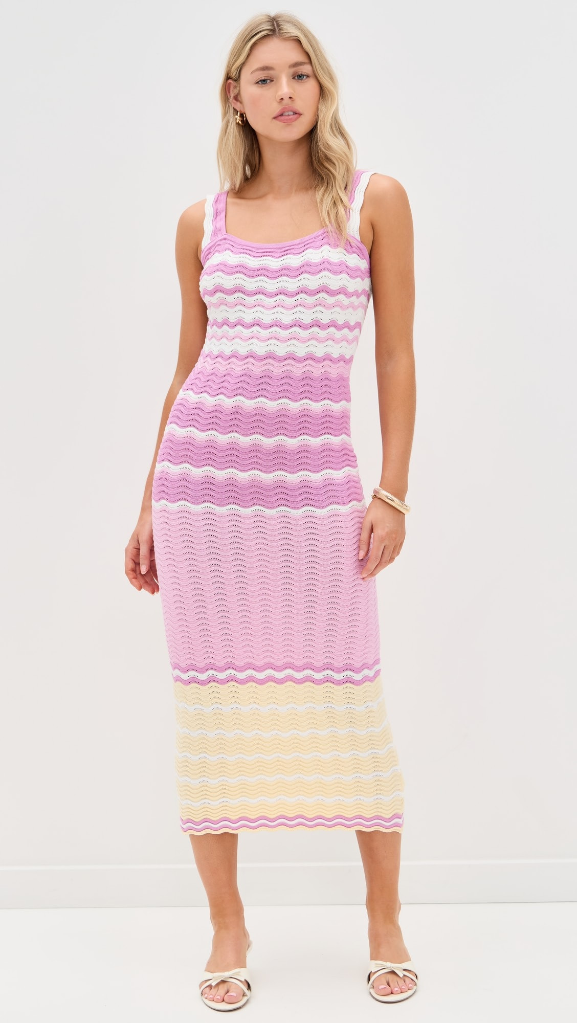 Crochet Sleeveless Midi Dress | Shopbop