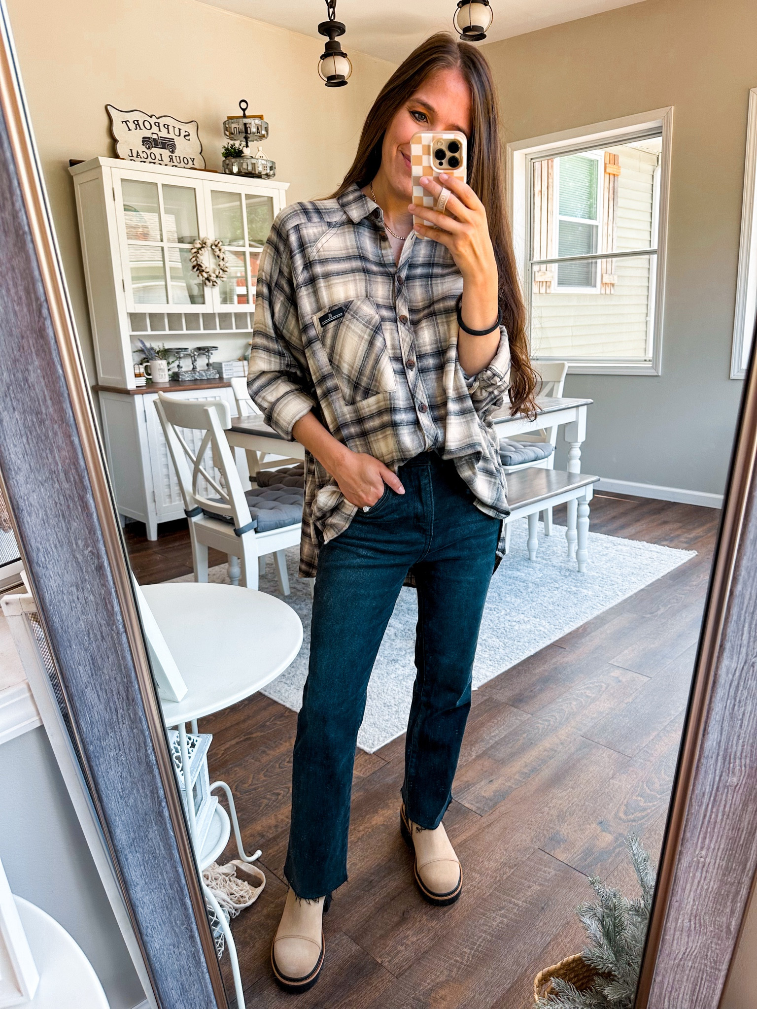 Loving all the fall vibes! Nordstrom sale , top XS 
Jeans tts petite
Boots tts 

#LTKSaleAlert #LTKxNSale #LTKStyleTip