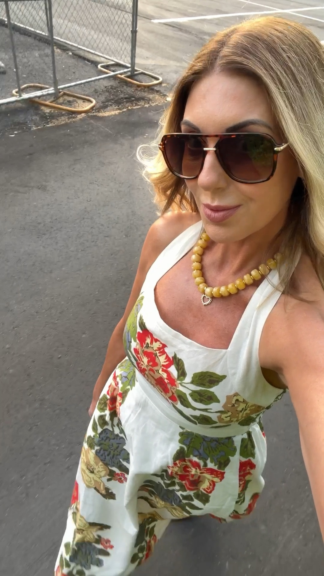 spring midi + zara slides + the sunnies everyone asks about. Wearing size Xs. @Cleobella @Zara 

#LTKOver40 #LTKootd