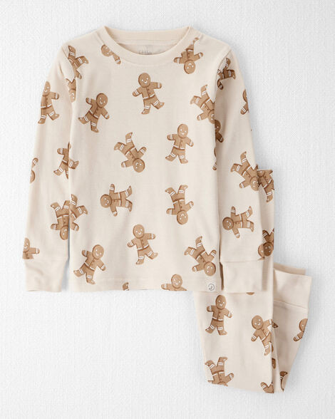 Toddler Organic Cotton Pajamas Set in Gingerbread Man Print | Carter's Inc