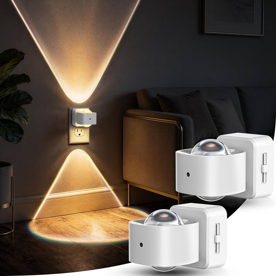 Briignite Night Light Projector, LED Night Lights Plug into Wall Rotating | Amazon (US)