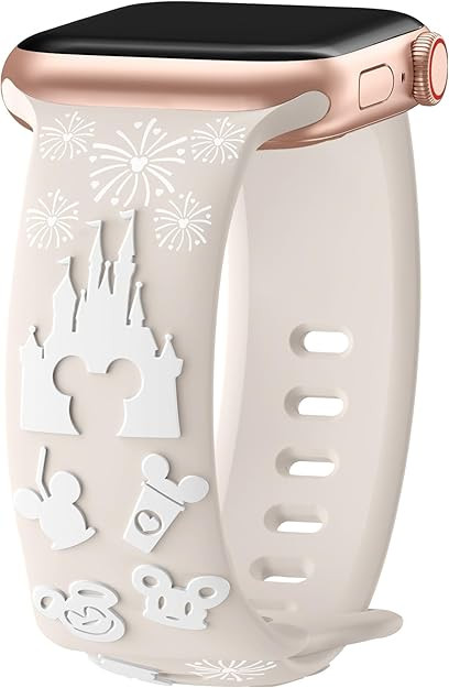 Cartoon 3D Embossed Band Compatible with Apple Watch Bands 40mm 38mm 44mm 45mm 41mm 42mm 49mm Wom... | Amazon (US)
