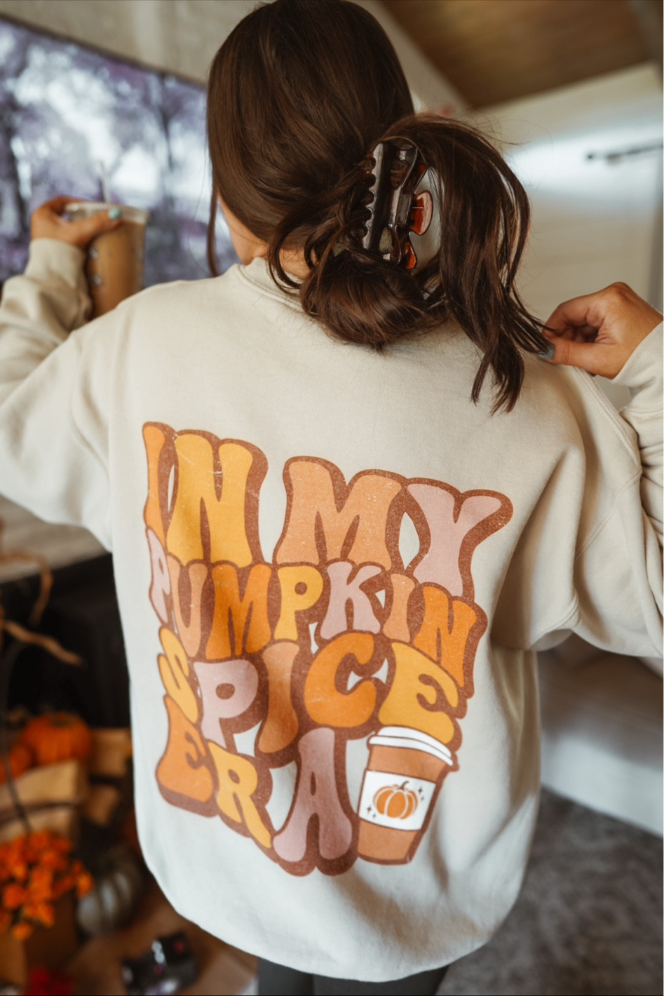 In my pumpkin spice era sweater, fall outfit, fall sweater, graphic t styling

Wearing size XL in color SAND- size up!!

#LTKHoliday #LTKSeasonal #LTKHalloween