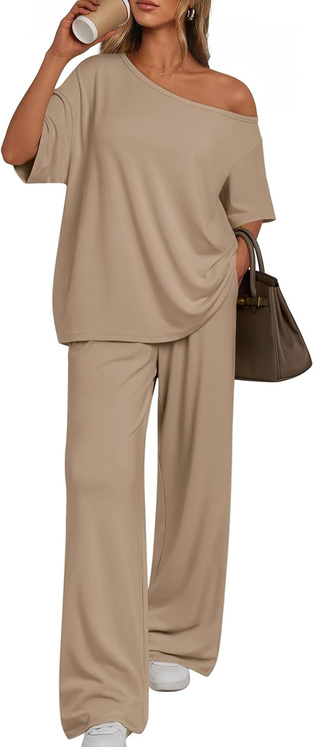 Trendy Queen Womens 2 Piece Lounge Sets Matching Comfy Outfits Clothing | Amazon (US)