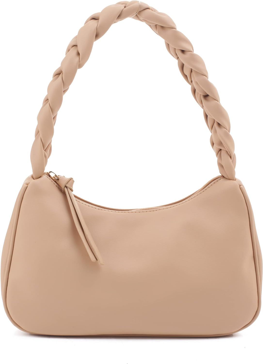 Emperia Braided Top Handle Shoulder Bag For Women, Trendy Designer Small Hobo Tote Handbag | Amazon (US)