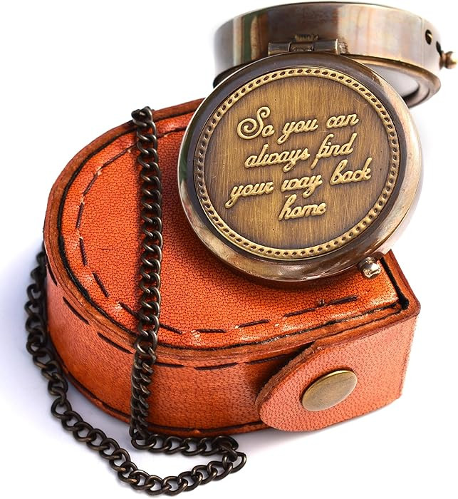 ' So You Can Always Find Your Way Back Home'' Engraved Compass,Romantic Gift Ideas for Him/Her - ... | Amazon (US)